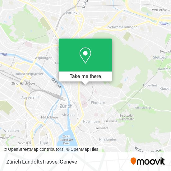 Zürich Landoltstrasse plan