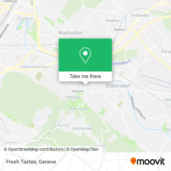 Fresh Tastes map