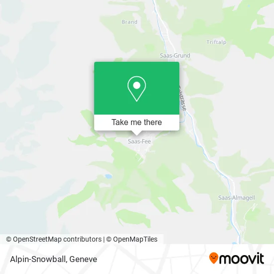 Alpin-Snowball map