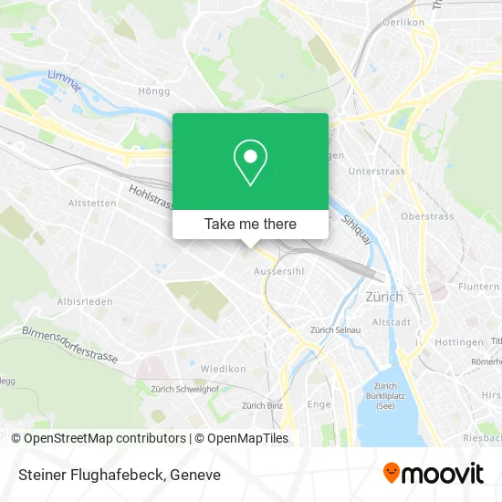 Steiner Flughafebeck map