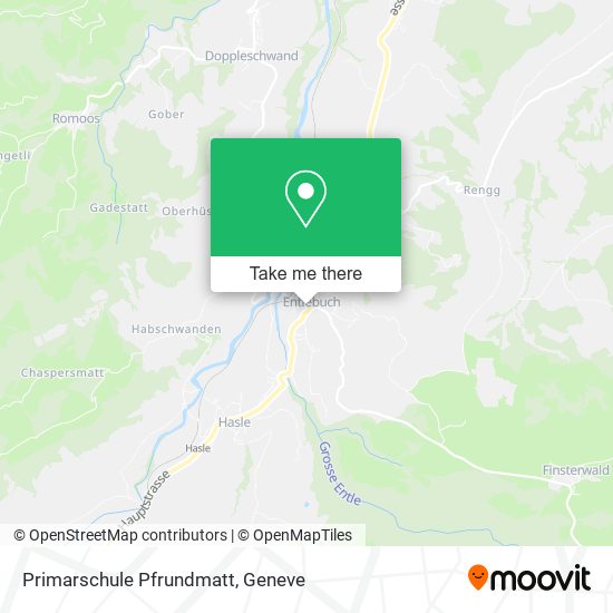 Primarschule Pfrundmatt map