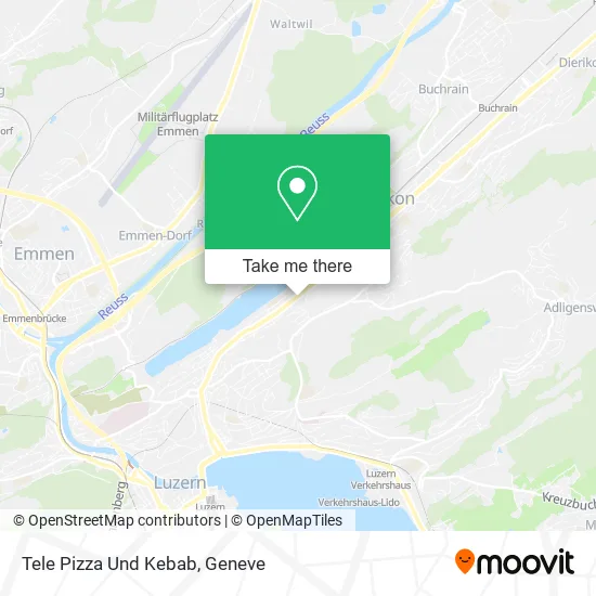 Tele Pizza Und Kebab map