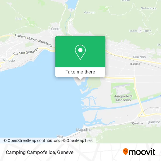 Camping Campofelice map