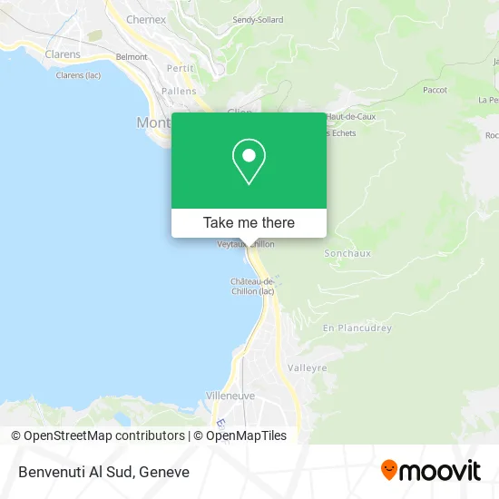 Benvenuti Al Sud map