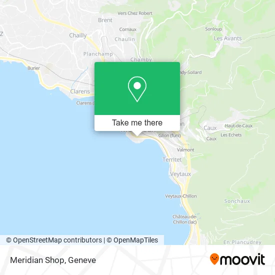 Meridian Shop map