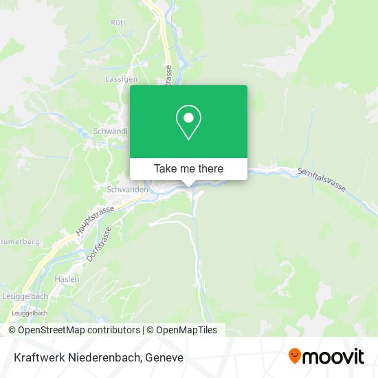 Kraftwerk Niederenbach map