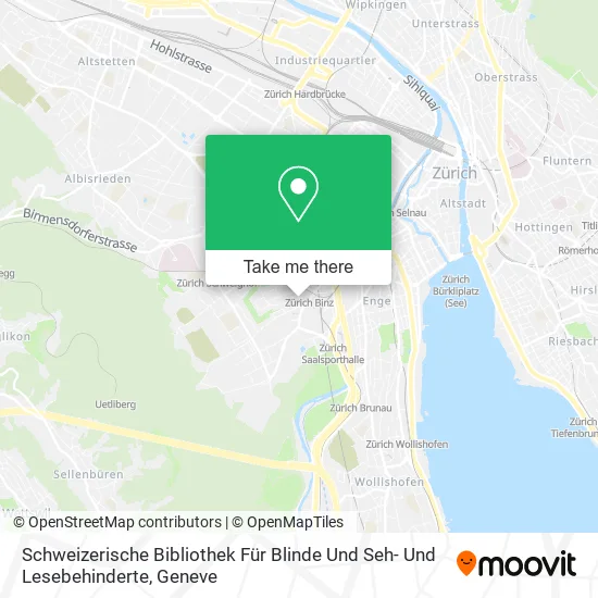Schweizerische Bibliothek Für Blinde Und Seh- Und Lesebehinderte map