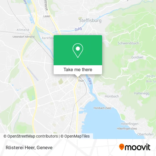 Rösterei Heer map