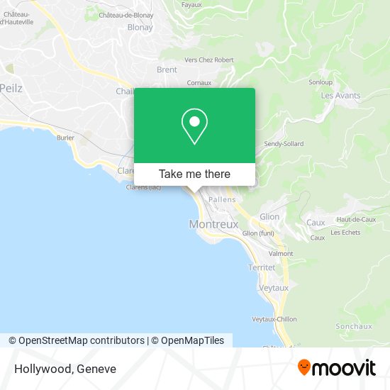 Hollywood map