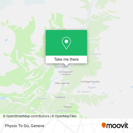 Physio To Go map