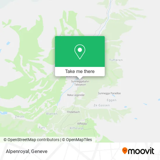 Alpenroyal map