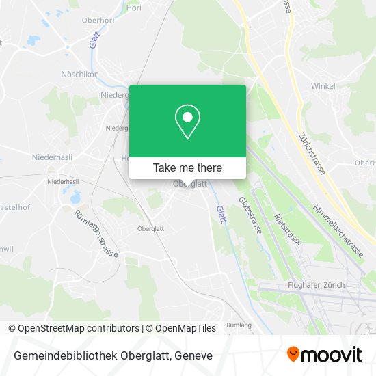 Gemeindebibliothek Oberglatt map