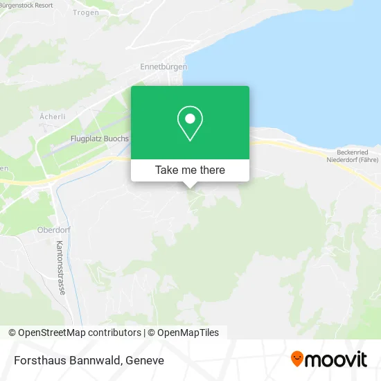 Forsthaus Bannwald map