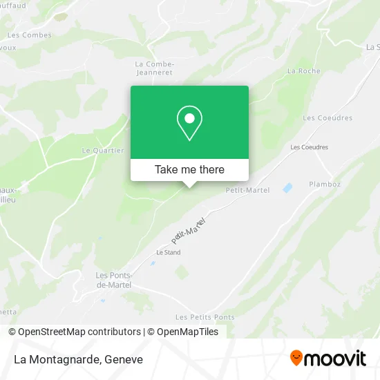 La Montagnarde map