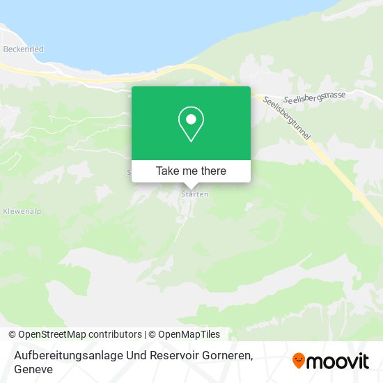 Aufbereitungsanlage Und Reservoir Gorneren map