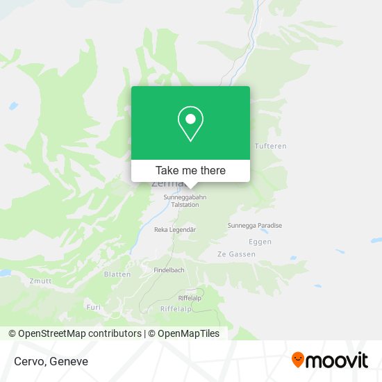 Cervo map