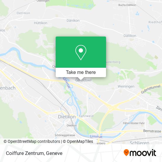 Coiffure Zentrum map