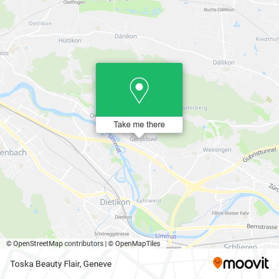 Toska Beauty Flair map