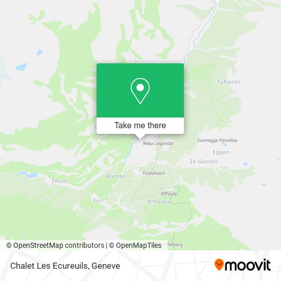 Chalet Les Ecureuils map