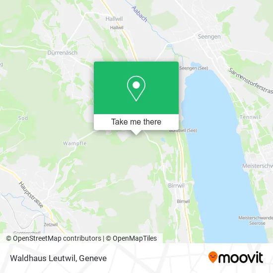 Waldhaus Leutwil map