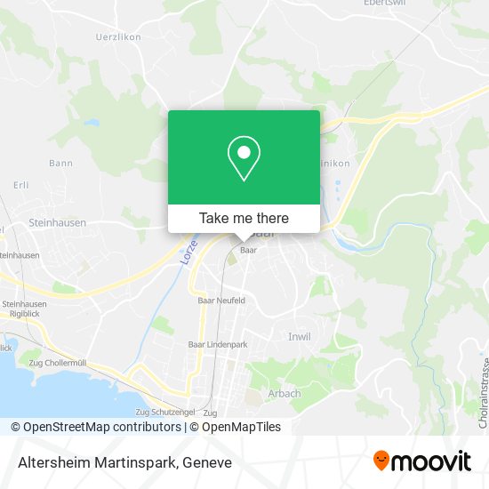 Altersheim Martinspark map