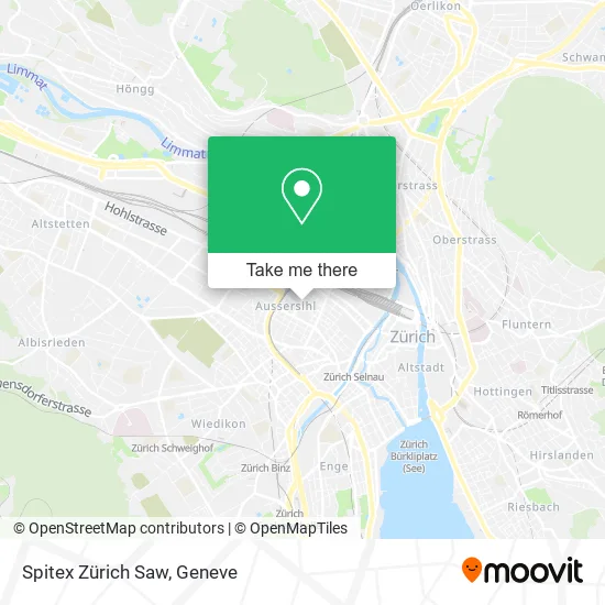 Spitex Zürich Saw map