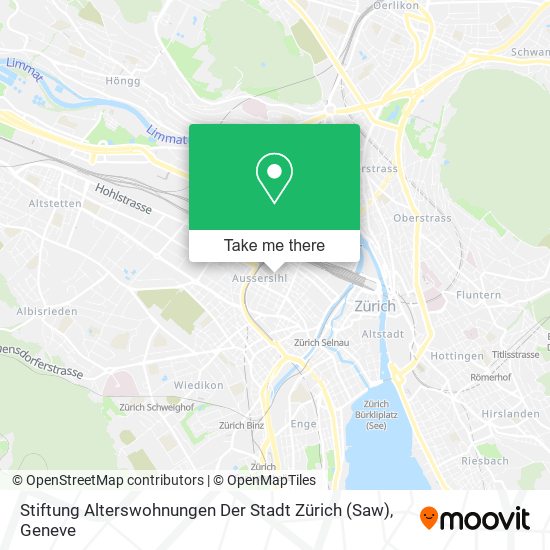 Stiftung Alterswohnungen Der Stadt Zürich (Saw) plan