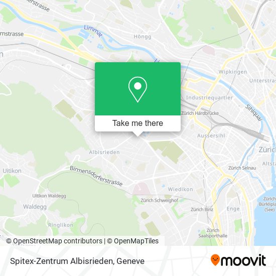 Spitex-Zentrum Albisrieden map