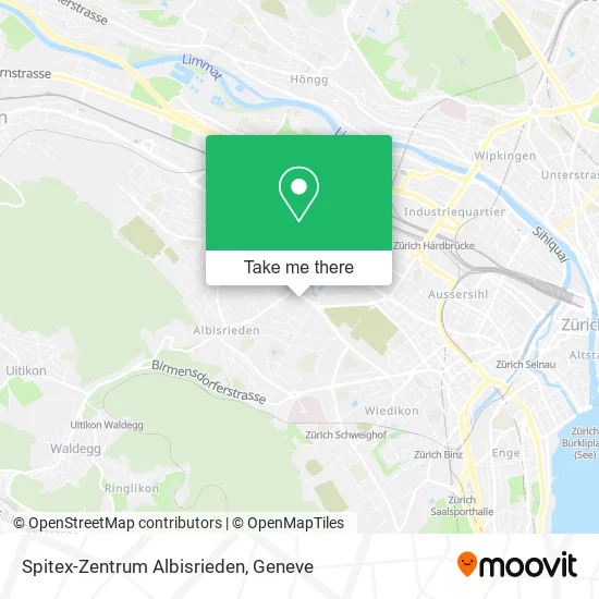 Spitex-Zentrum Albisrieden map