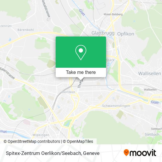 Spitex-Zentrum Oerlikon / Seebach map