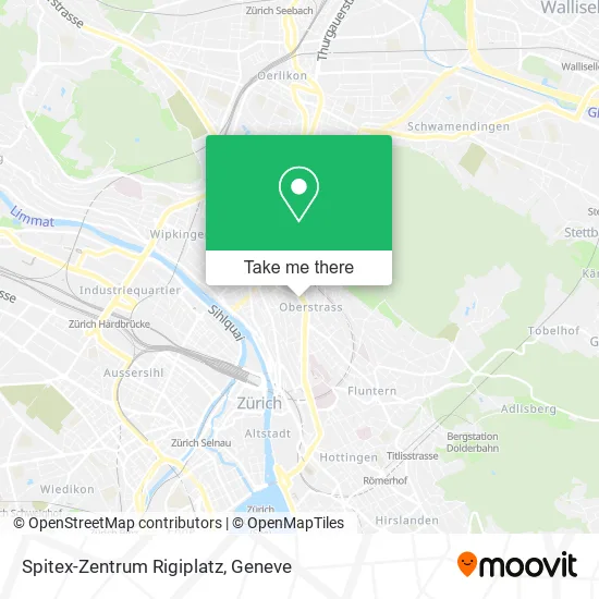 Spitex-Zentrum Rigiplatz map