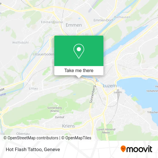 Hot Flash Tattoo map