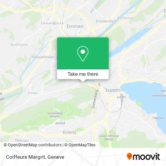 Coiffeure Margrit map