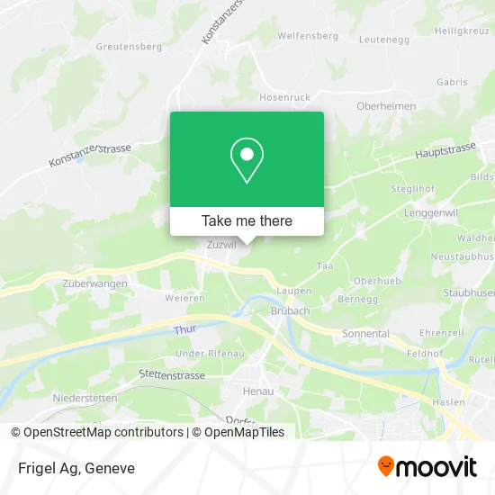 Frigel Ag map