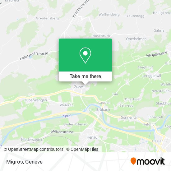 Migros map