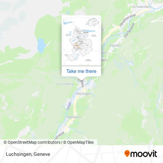 Luchsingen map