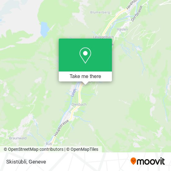 Skistübli map