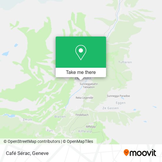 Café Sérac map