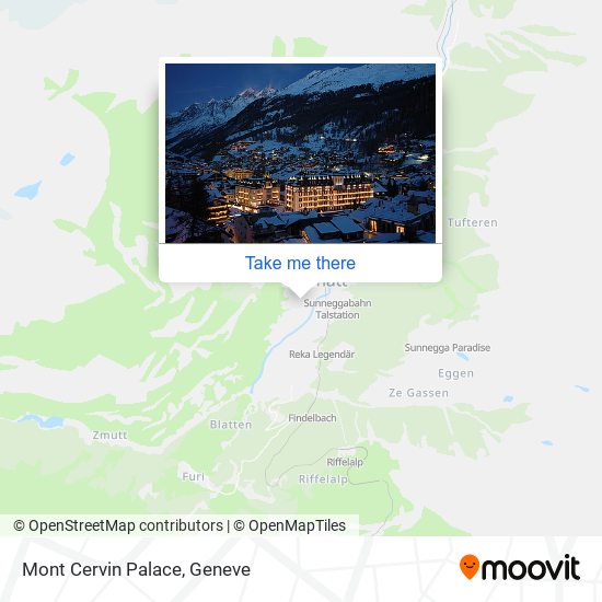 Mont Cervin Palace plan