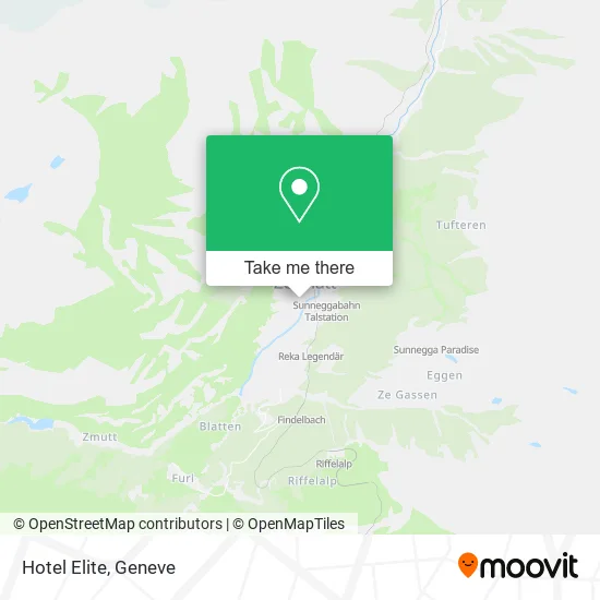 Hotel Elite map