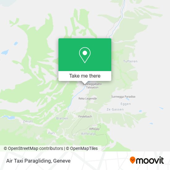 Air Taxi Paragliding map