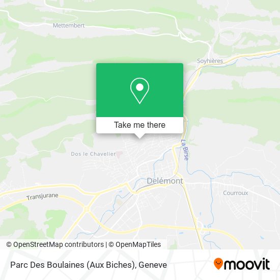 Parc Des Boulaines (Aux Biches) map