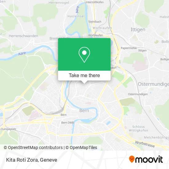 Kita Roti Zora map