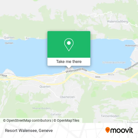 Resort Walensee map