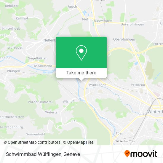 Schwimmbad Wülflingen map