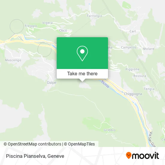 Piscina Pianselva map