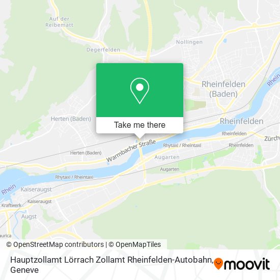 Hauptzollamt Lörrach Zollamt Rheinfelden-Autobahn map