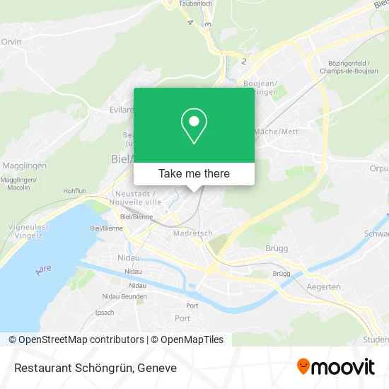 Restaurant Schöngrün map