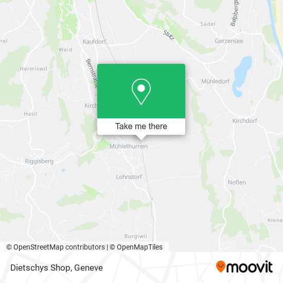 Dietschys Shop map