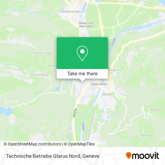Technische Betriebe Glarus Nord map